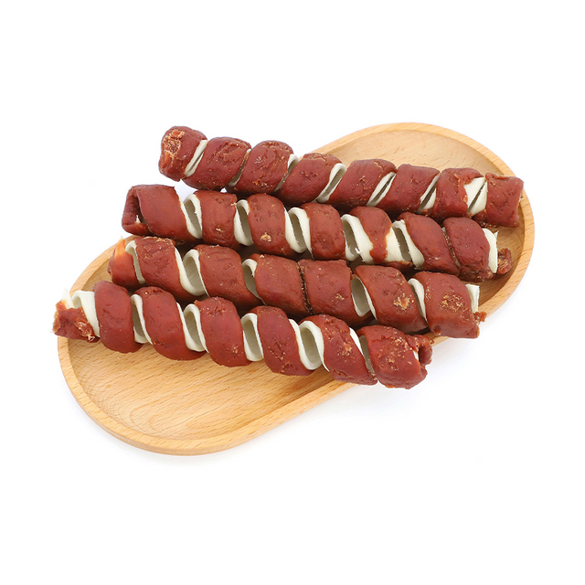 Pet Chews Duck & Rawhide Spring for Dog