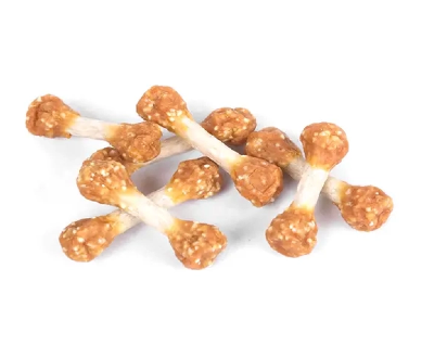 High-Protein Chicken Dumbbell Dog Chews